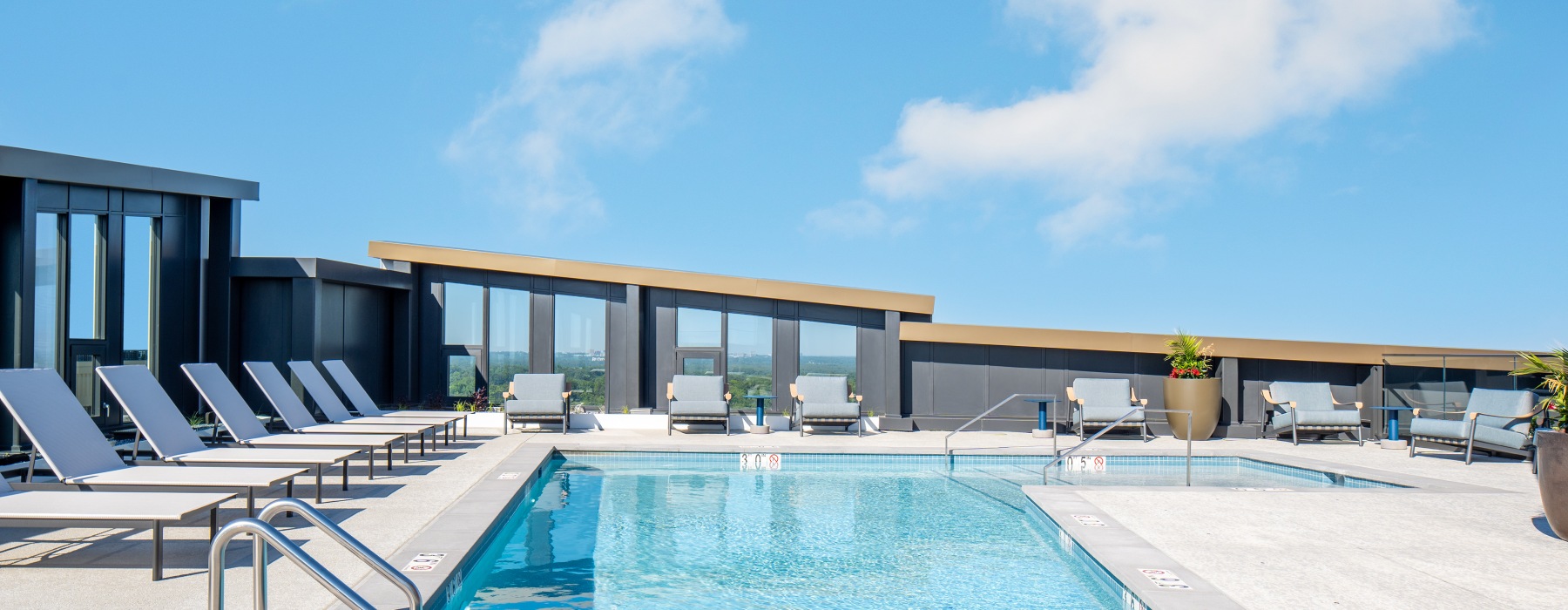 rooftop pool