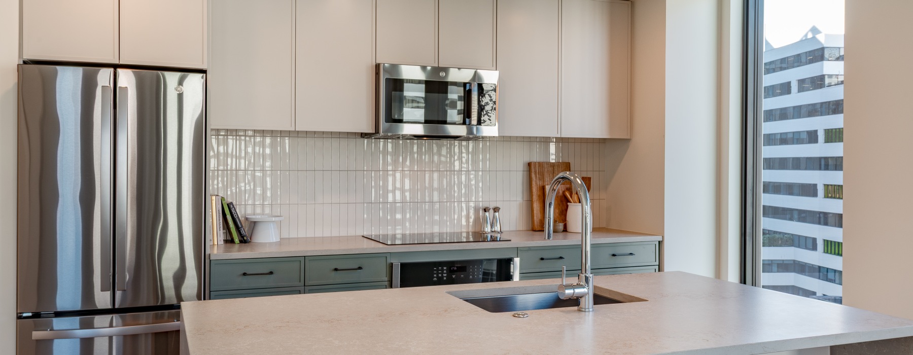 Elevated kitchen features